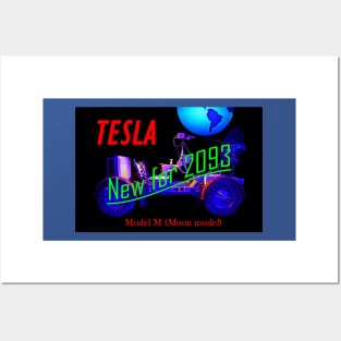 Tesla model M Posters and Art